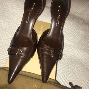 New Michael Shannon brown heels